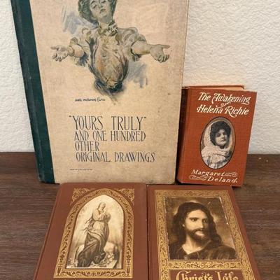 Yours Truly And 100 Other Original Drawings 1907 - Christ & Virgin Mary In Pictures Books - Helena Richard