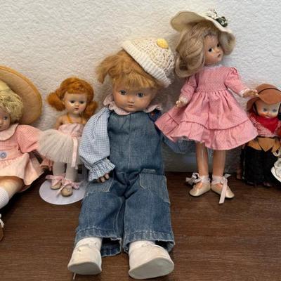 Assorted Vintage Composition Dolls - Effanbee, Dionne, Jenny Vogue, And More