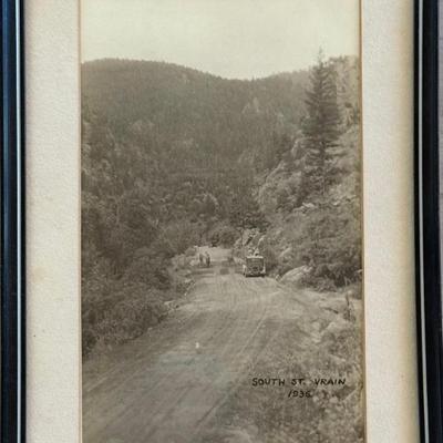 1936 St. Vrain Black Snd White Framed Photograph