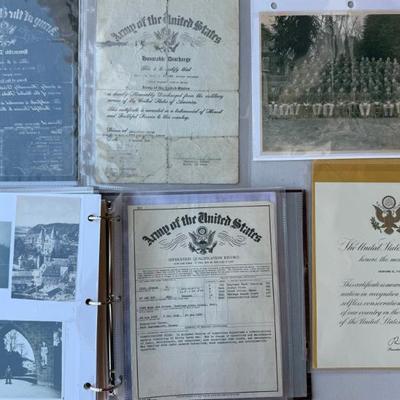 Master Sergeant Howard E. Yost WWII Memorabilia Book - Letters, Post Cards, Photos, Signed Richard Nixon