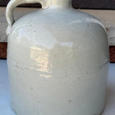 Antique Stoneware Handled Liquor Jug