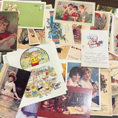 Large Collection Of Reproduction Victorian Post Cards