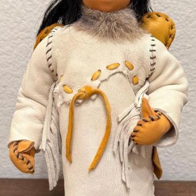 Handmade Angel Doll Real Leather Clothing By Cheri Calvert Casler 1990 6 Of 100
