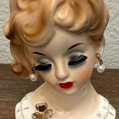 Napcoware Made In Japan C5938 Planter Doll Head