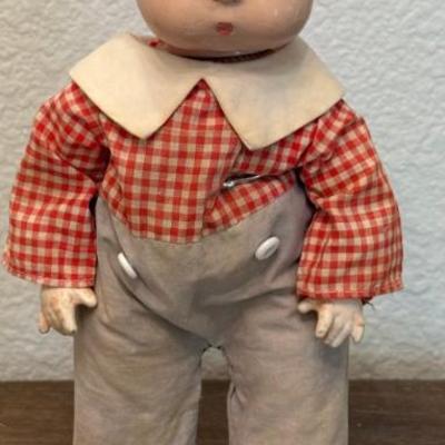 14" Antique Effanbee Composition Skippy Doll (as Is)