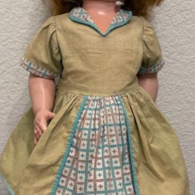Vintage 1950's Composition 22" Saucy Walker Doll
