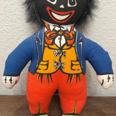 15" Vintage Golliwog Cloth Doll