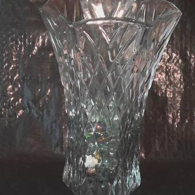 Sale Photo Thumbnail #24: Vase-E.O. Brody Company-Beautiful Crystal 10 1/4" C925 Tulip Vase.
