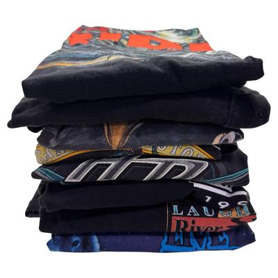Lot of 8 Vintage Harley-Davidson T-Shirts Men’s Size L 