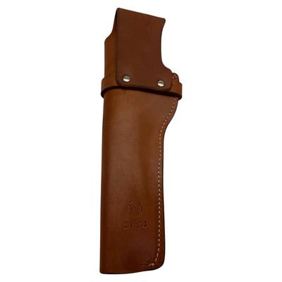 Vintage Leather Sheath Holster Case Belt Loop Brown Handmade Heavy Duty USA