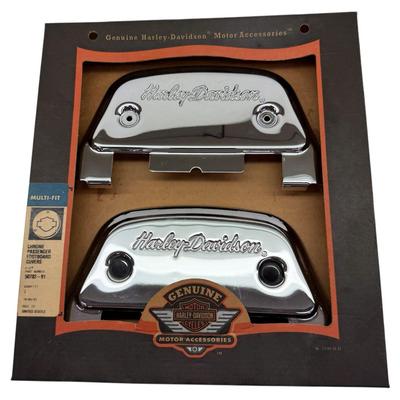 Harley-Davidson Chrome Passenger Footboard Covers 