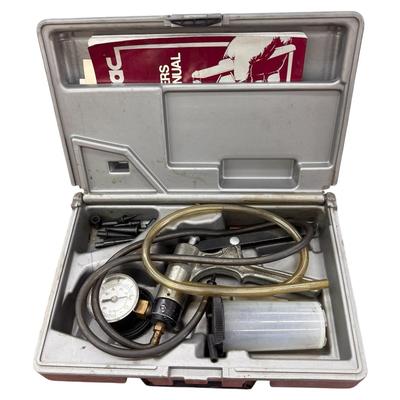 Mityvac Silverline Vacuum Pump Kit Hand Held Tester Brake Bleeder Diagnostic Tool w/ Case & Manual