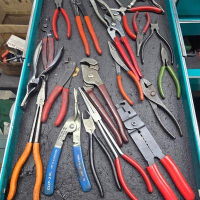 Assorted Pliers & Cutting Tools Lot