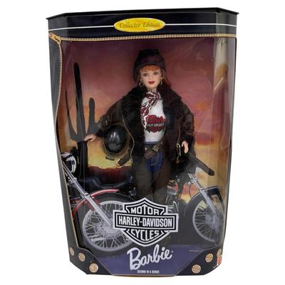 Harley Davidson Barbie Doll 1998 Collector Edition #20441 Mattel NRFB 2nd in Series Motorcycle Biker