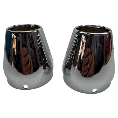 Harley-Davidson Screamin’ Eagle Sport Cone Tapered End Caps Chrome Pair