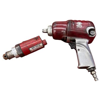 Matco Tools MT1758PC 1/2” Air Impact Wrench & SDG-1 Die Grinder Pneumatic Tool Lot