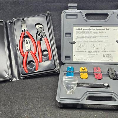 Fuel Line Disconnect Set & 3 Pc Mini Plyer Lot