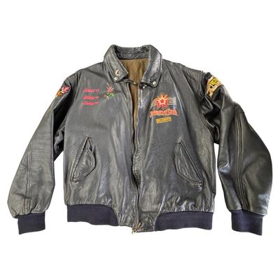 Vintage Country Star Hollywood Leather Jacket XL