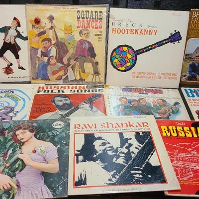 Ravi Shankar Album And Folk Music From Various Countries