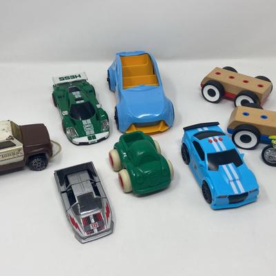 Toy Cars - Tonka Truck, Hess Race Car, Wooden Cars, Hot Wheels Motor Cycle  