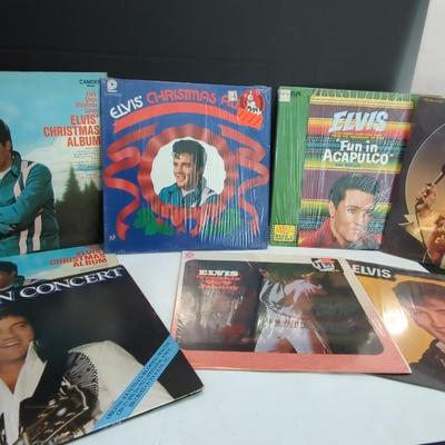 Elvis !!! 3 Christmas Albums , In Concert, Fun In Acapulco, Let's Be Friends, With Love Elvis