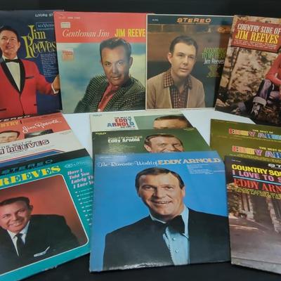 1960s Country Music Records With Jim Reeves And Eddy Arnold