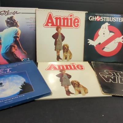 Classic 1980's Soundtracks: Footloose,(2) Annie, Ghostbusters,ET, Starwars 