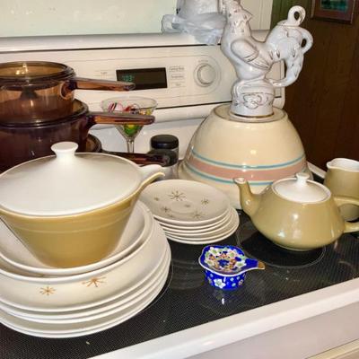 Vintage, dishware, 