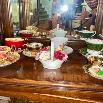 Vintage, Porcelain, vintage tea cups 