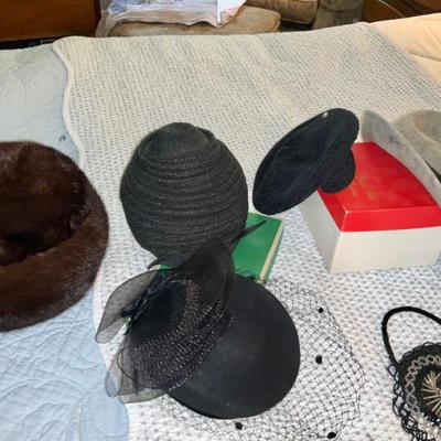 Vintage, Handbags, purses, women's accessories, Hats 