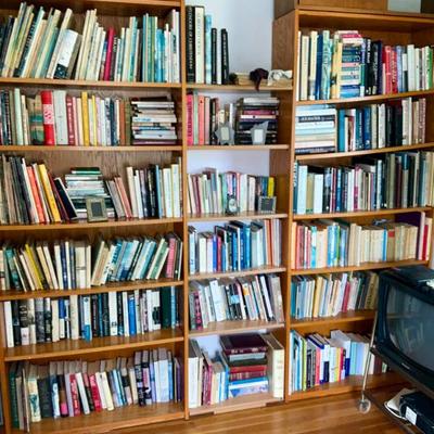 books, 2 rooms of books 