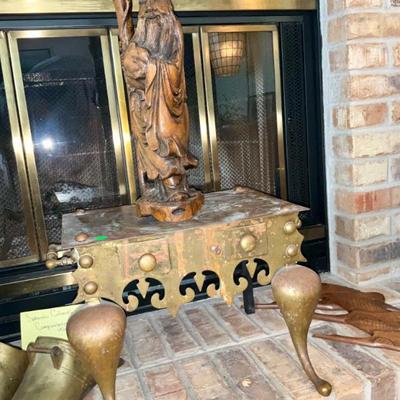 Brass, Antique Footstool
