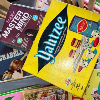 vintage games, vintage toys, vintage books, 