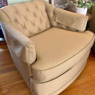 Custom Upholstered, Vintage, arm chair, club chairs, 