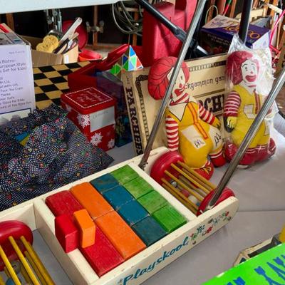 vintage games, vintage toys, vintage books, 