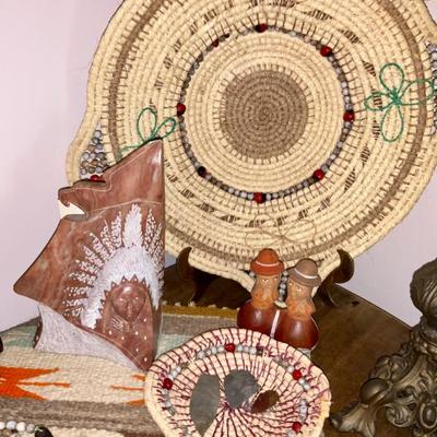 Brian Begay, Sculpture. Woven Baskets 