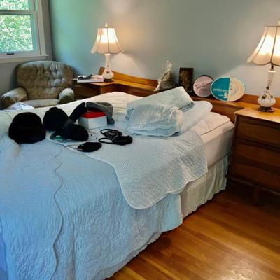 American Martinsville,  Danish Modern, Mid Century Modern,  Queen bed frame