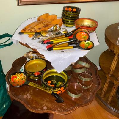 Russian, Khokhloma ware,