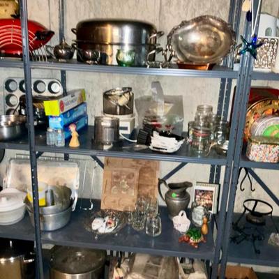 bakeware, pots, pans, kitchen supplies 