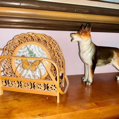 German Porcelain, German Shepherd 