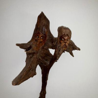 Carved, wall sculpture 