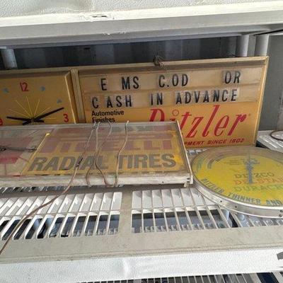 844 • 2 automotive clocks and 1 thermometer