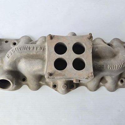Sale Photo Thumbnail #82: 642 • offenhauser 4 barrel intake manifold