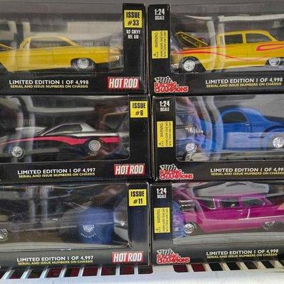 8596 • new!!! (15) racing champions hot rod die cast cars