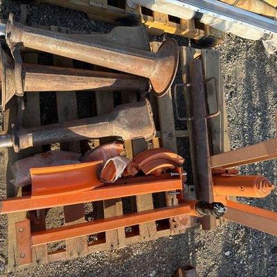 1048 • engine stand, 16 ton hydraulic pipe bender