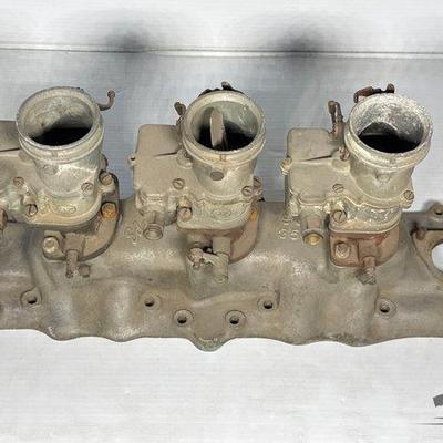 Sale Photo Thumbnail #117: 714 • edelblock intake manifold and stromberg carburetors