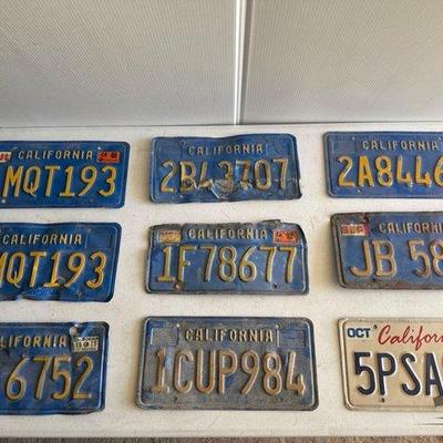 4528 • 9 license plates