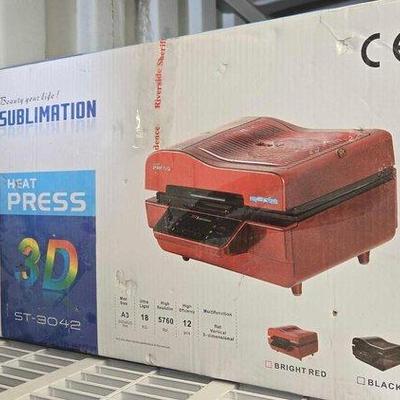 Sale Photo Thumbnail #191: 8100 • sublimation heat press 3d st 3042