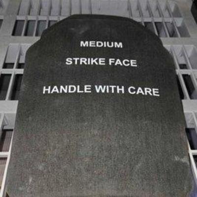 8094 • (2) medium strike face ceramic armor plate