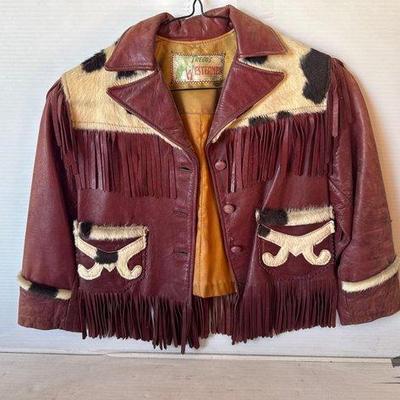 870 • trego’s kid’s westerner leather jacket